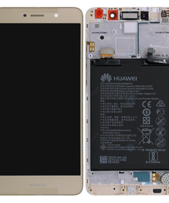 Genuine Huawei Y7 / Y7 Prime LCD Screen & Touch Digitiser With Frame & Battery - Gold