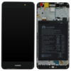 Genuine Huawei Y7 / Y7 Prime LCD Screen & Touch Digitiser With Frame & Battery - Black