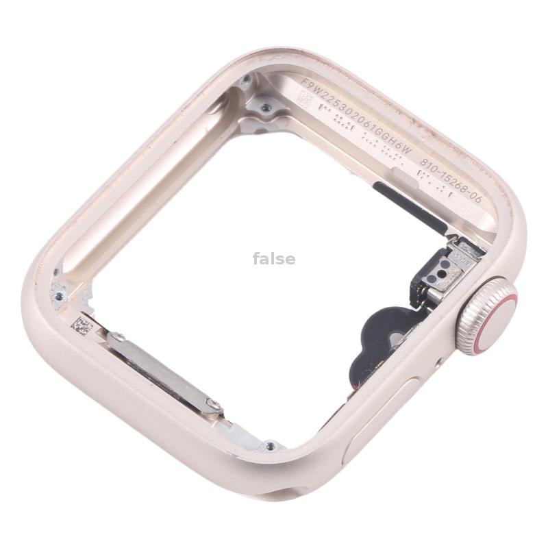 For Apple Watch SE 2022 44MM LTE Aluminium Alloy Middle Frame Bezel Plate with Crown Spin Axis Flex Cable(Starlight) - Image 5