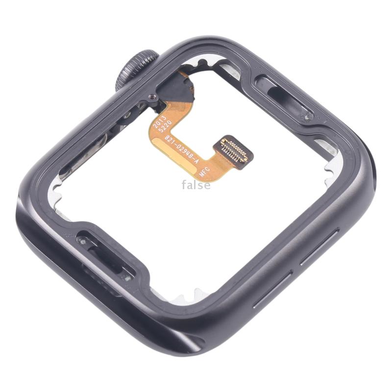 For Apple Watch Series 6 44MM LTE Aluminium Alloy Middle Frame Bezel Plate with Crown Spin Axis Flex Cable(Grey) - Image 4