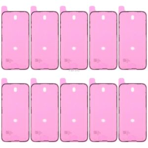For iPhone 16 10pcs OEM LCD Frame Bezel Waterproof Adhesive Gasket, Airtightness Test Compatible