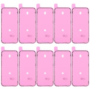 For iPhone 17 Pro 10pcs OEM LCD Frame Bezel Waterproof Adhesive Gasket, Airtightness Test Compatible