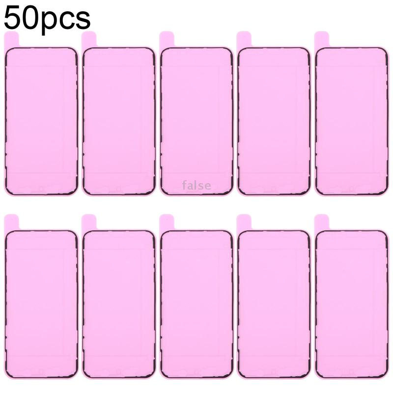 For iPhone XR 50pcs OEM LCD Frame Bezel Waterproof Adhesive Gasket, Airtightness Test Compatible