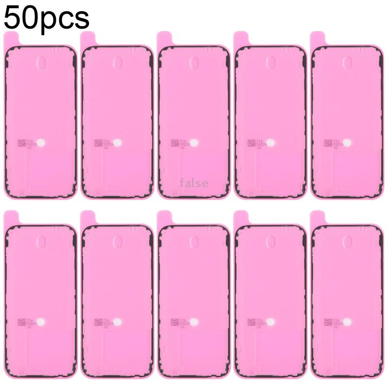 For iPhone 16 Pro 50pcs OEM Back Housing Cover Adhesive, Airtightness Test Compatible