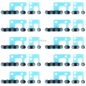 10 PCS Speaker Dustproof Mesh for iPhone 12 Pro (Black)