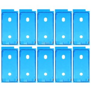 10 PCS LCD Frame Bezel Waterproof Adhesive Stickers for iPhone 8(Black)