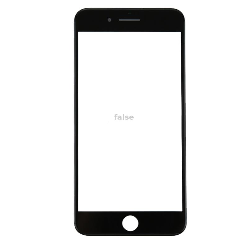 Front Screen Outer Glass Lens with Front LCD Screen Bezel Frame & OCA Optically Clear Adhesive for iPhone 8 Plus(Black) - Image 2