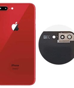 iPhone 8 Plus Rear Back Glass / Battery Cover With Camera Lens & Frame