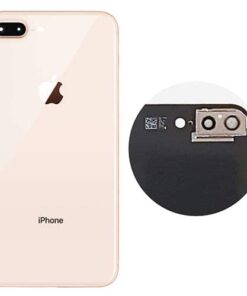 iPhone 8 Plus Rear Back Glass / Battery Cover With Camera Lens & Frame