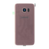 Genuine Samsung G935 Galaxy S7 Edge Rear Back Glass / Battery Cover With Camera Lens - Pink