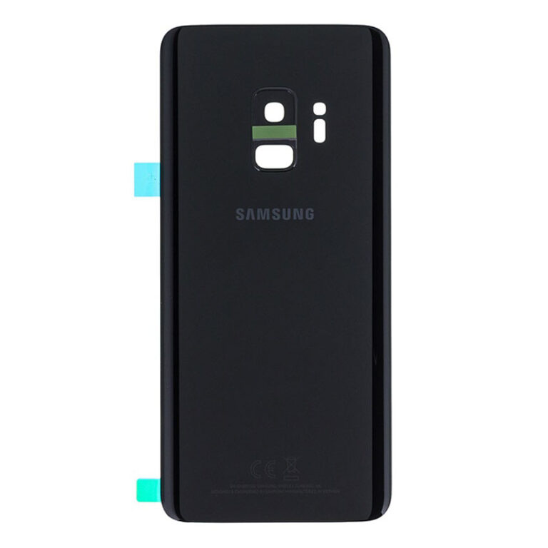 OEM Rear Back Glass / Battery Cover With Camera Lens For Samsung G960 Galaxy S9 - Black