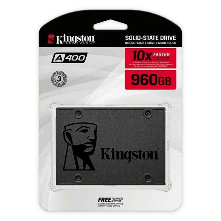 Kingston 960GB A400 2.5" SATA 500MB/s SSD Drive