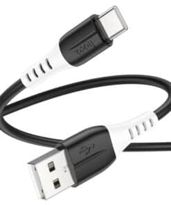 Hoco Silicone 3.0A USB-C Fast Charge / Sync Cable - Black