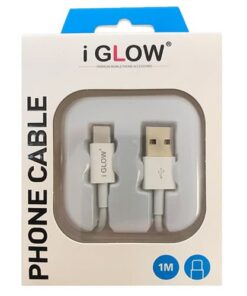 iGlow Premium Quality Type C USB Data Cable - Retail Packed