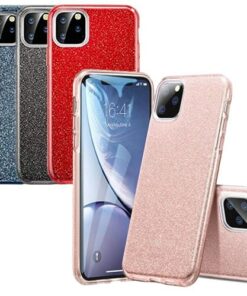 iPhone 11 Dual-Layer Glitter Protective TPU Gel Case