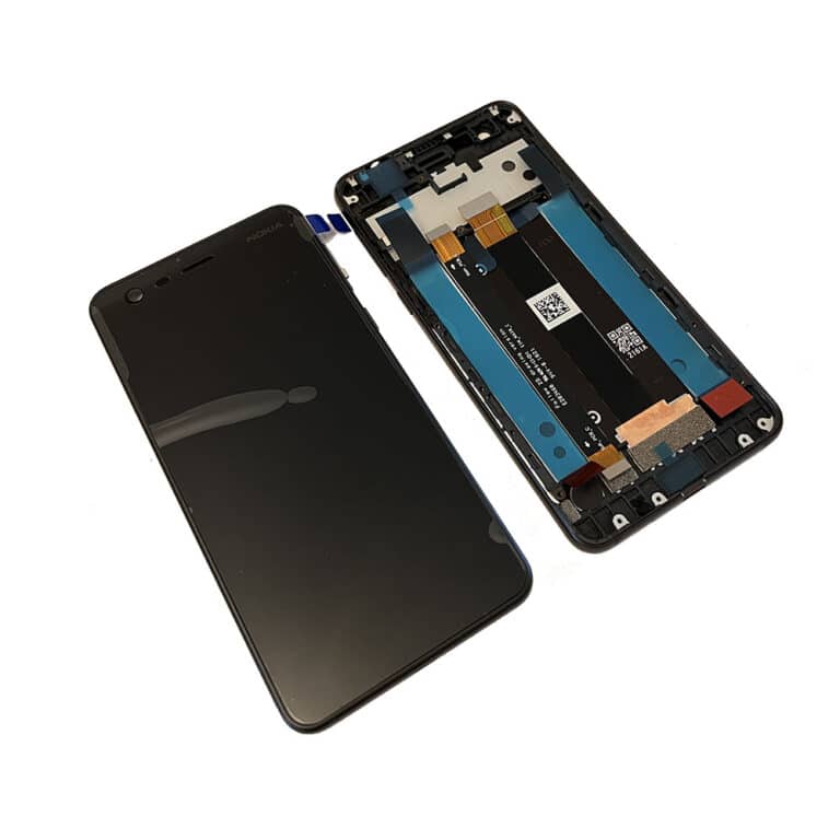 Genuine LCD Screen & Touch Digitiser With Frame For Nokia 2 - Black