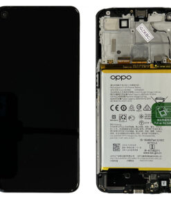 LCD Screen & Touch Digitiser With Frame & Battery For Oppo A54 – OEM Pulled