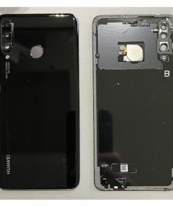 Rear Back Glass / Battery Cover With Camera Lens For Huawei P30 Lite MAR-LX1A – Black – OEM Pulled