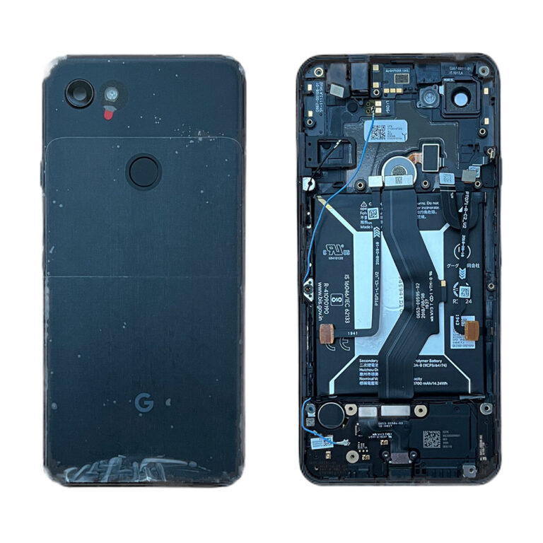 OEM Rear Back Housing With Parts & Battery For Google Pixel 3A XL - Black