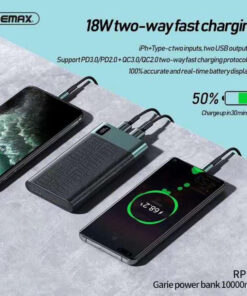 REMAX RPP-5 10000mAh 18W QC + PD Fast Charging Power Bank Charger