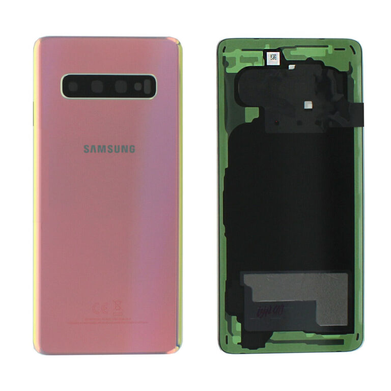 OEM Rear Back Glass / Battery Cover With Camera Lens For Samsung Galaxy S10 - Prism Silver