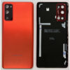 Rear Back / Battery Cover With Camera Lens For Galaxy S20 FE - Cloud Red - OEM Pulled