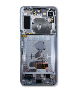 LCD Screen & Touch Digitiser With Frame For Samsung G996 Galaxy S21+ Plus - Silver - OEM Pulled