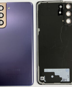 Rear Back Glass / Battery Cover With Camera Lens For Samsung G991 Galaxy S21 - Phantom Violet - OEM Pulled