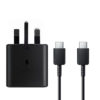 Genuine Samsung 25W Fast Charger EP-TA800 & USB-C Cable - UK Plug